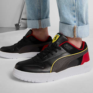 Tenis Scuderia Ferrari Rebound Game, PUMA Black-Rosso Corsa, extralarge