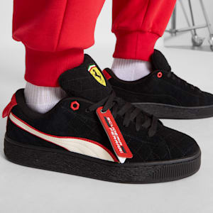 Tenis Scuderia Ferrari Suede XL Hero, PUMA Black-Warm White, extralarge