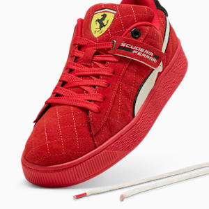 Tenis Scuderia Ferrari Suede XL Hero, Rosso Corsa-Warm White, extralarge