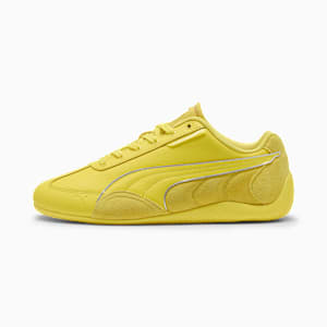 Scuderia Ferrari HP Speedcat Sneakers Unisex, Speed Yellow-Rosso Corsa, extralarge