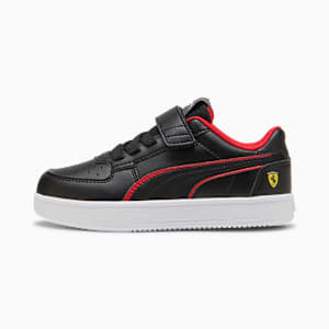 Scuderia Ferrari Caven 2.0 Sneakers Kids, PUMA Black-Rosso Corsa, extralarge