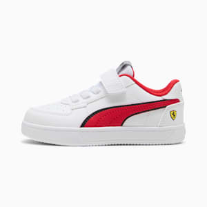Scuderia Ferrari Caven 2.0 Sneakers Kids, PUMA White-Rosso Corsa, extralarge