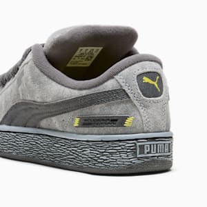 Scuderia Ferrari Desert Sun Suede XL Big Kids' Sneakers, PUMA Black-Rosso Corsa, extralarge