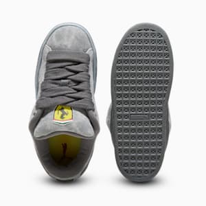 Scuderia Ferrari Desert Sun Suede XL Big Kids' Sneakers, PUMA Black-Rosso Corsa, extralarge