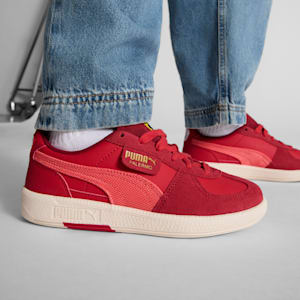 Tenis juvenil Scuderia Ferrar Palermo, Rosso Corsa-Peach Frost, extralarge