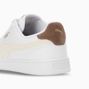 PUMA Shuffle SoftFoam+ Unisex Sneakers, PUMA White-Frosted Ivory-PUMA Gold, extralarge-IND