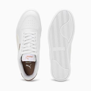 PUMA Shuffle SoftFoam+ Unisex Sneakers, PUMA White-Frosted Ivory-PUMA Gold, extralarge-IND