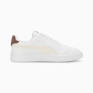 PUMA Shuffle SoftFoam+ Unisex Sneakers, PUMA White-Frosted Ivory-PUMA Gold, extralarge-IND