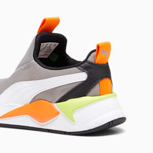 RS-X³ Slip-On Little Kids' Sneakers, Concrete Gray-Rickie Orange, extralarge