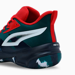 Genetics Basketball Shoes, Club Navy-Cold Green-For All Time Red, extralarge-IND