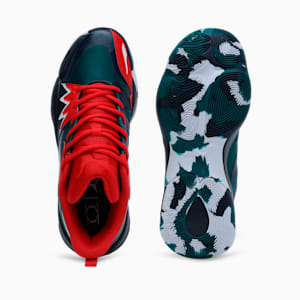 Genetics Basketball Shoes, Club Navy-Cold Green-For All Time Red, extralarge-IND