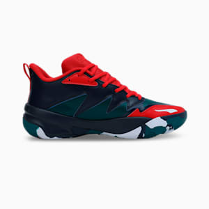 Genetics Basketball Shoes, Club Navy-Cold Green-For All Time Red, extralarge-IND