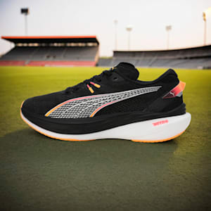 Deviate NITRO™ 3 Men's Running Shoes, PUMA Black-Sun Stream, extralarge-IND