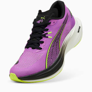 メンズ ディヴィエイト ニトロ 3 ランニングシューズ, Pure Magenta-PUMA Black-Yellow Alert, extralarge-JPN