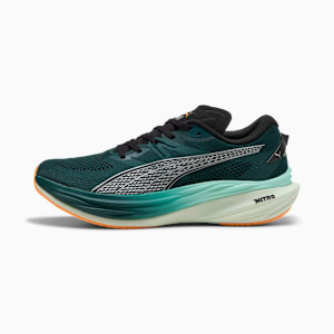 Deviate NITRO™ 3 Men's Road Running Shoes, Green Terrain-Heat Fire, extralarge