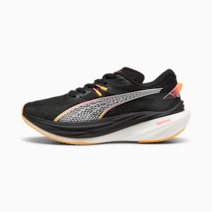 Deviate NITRO™ 3 Women's Running Shoes, PUMA Black-Sunset Glow-Sun Stream, extralarge