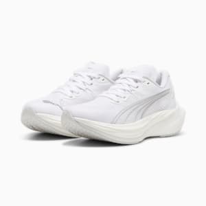 Deviate NITRO™ 3 Women's Running Shoes, PUMA White-Feather Gray-PUMA Silver, extralarge