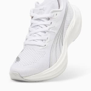 Deviate NITRO™3 Women's Running Shoes, PUMA White-Feather Gray-PUMA Silver, extralarge