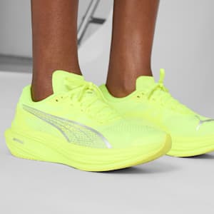 Deviate NITRO™ 3 Women's Running Shoes, Yellow Alert-PUMA Silver, extralarge