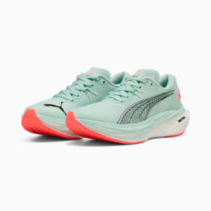 Deviate NITRO™ 3 Women's Running Shoes, Peaceful Blue-Glowing Red, extralarge