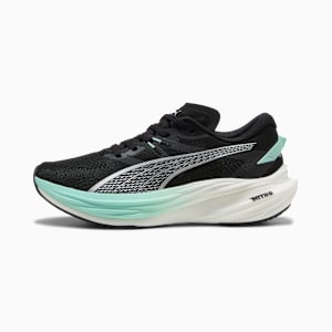 Deviate NITRO™ 3 Women's Running Shoes, PUMA Black-Mint Melt, extralarge