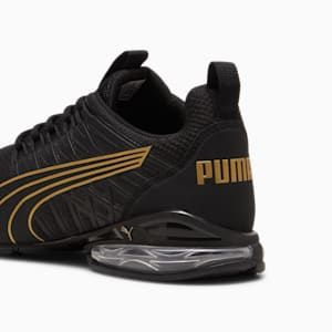 Tenis de running para mujer Voltaic Evo, PUMA Black-PUMA Gold, extralarge