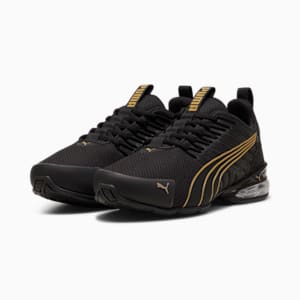 Tenis de running para mujer Voltaic Evo, PUMA Black-PUMA Gold, extralarge