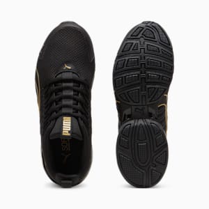 Tenis de running para mujer Voltaic Evo, PUMA Black-PUMA Gold, extralarge