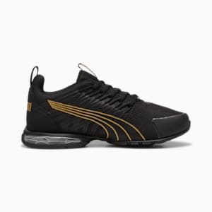 Tenis de running para mujer Voltaic Evo, PUMA Black-PUMA Gold, extralarge