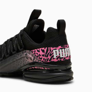Chaussure de course à pied Axelion Feline Fine Femme, PUMA Black-Fast Pink, extralarge