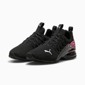 Axelion Feline Fine Women's Running Shoe, Cheap Erlebniswelt-fliegenfischen Jordan Outlet Black-Fast Pink, extralarge