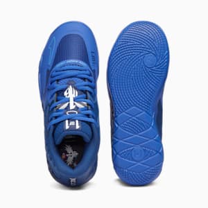 Zapatos de básquetbol PUMA x LAMELO BALL MB.01 Team para hombre, Blazing Blue-Royal Sapphire-Blue Glimmer-PUMA White, extragrande
