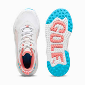 ウィメンズ ゴルフ GS-X エフェクト スパイクレス シューズ, PUMA White-Team Aqua-Melon Punch, extralarge-JPN