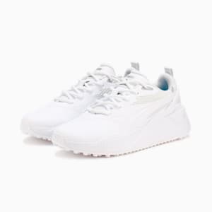 ウィメンズ ゴルフ GS-X エフェクト スパイクレス シューズ, PUMA White-PUMA White-Pale Pink, extralarge-JPN
