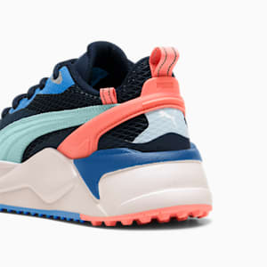 ウィメンズ ゴルフ GS-X エフェクト スパイクレス シューズ, Deep Navy-Silver Sky-Melon Punch, extralarge-JPN