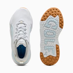 ウィメンズ ゴルフ GS-X エフェクト スパイクレス シューズ, PUMA White-Warm White-Icy Blue, extralarge-JPN
