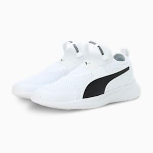 Comfort Litewalk Men's Slip On Shoes, PUMA White-PUMA Black, extralarge-IND