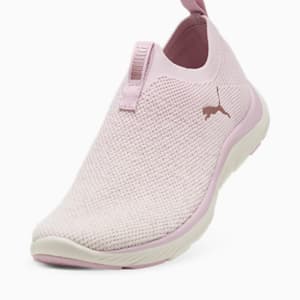 Softride Remi Slip-On Knit Women's Running Shoe, Rose Mauve-Warm White-Rose Gold, extralarge
