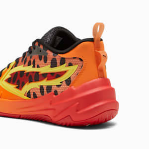 Tenis de básquetbol PUMA HOOPS x CHEETOS Scoot Zeros, For All Time Red-Rickie Orange-Yellow Blaze-PUMA Black, extralarge