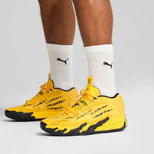 PUMA x LAMELO BALL x PORSCHE MB.03 Men's Basketball Shoes, Sport Yellow-PUMA Black, extralarge