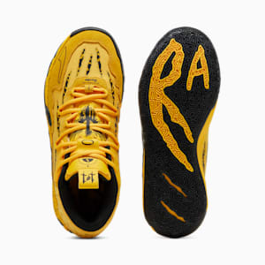 Puma men's basket on sale sneaker - yellow
