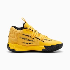 PUMA x LAMELO BALL x PORSCHE MB.03 Big Kids' Basketball Shoe, Sport Yellow-PUMA Black, extralarge