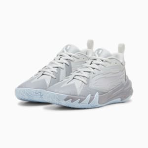 Scoot Zeros Grey Frost Big Kids' Basketball Shoes, Silver Mist-Gray Fog, extralarge
