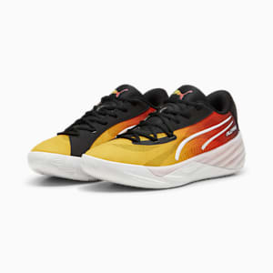 Meias Puma Performance Train Light Sneaker preto amarelo 2 pares, Puma White & Puma Black, extralarge