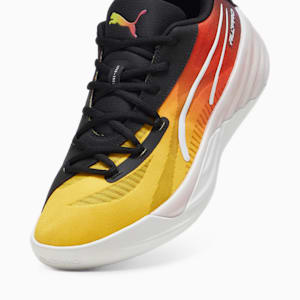 Meias Puma Performance Train Light Sneaker preto amarelo 2 pares, Puma White & Puma Black, extralarge