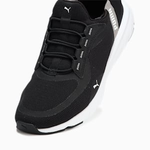 ユニセックス ソフトライド フレックス レース イーズイン ワイド ランニングシューズ, PUMA Black-Stormy Slate-PUMA White, extralarge-JPN