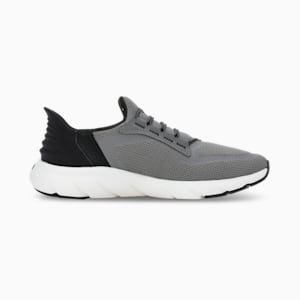 Softride FlexLace Ease In Running Shoes, Flat Medium Gray-Flat Dark Gray-Warm White, extralarge-IND