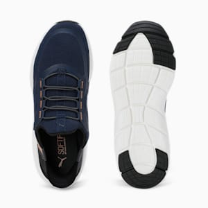 Softride FlexLace Ease In Running Shoes, Club Navy-PUMA Black-Caramel Latte, extralarge-IND