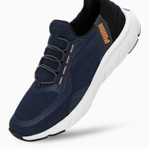 Softride FlexLace Ease In Running Shoes, Club Navy-PUMA Black-Caramel Latte, extralarge-IND