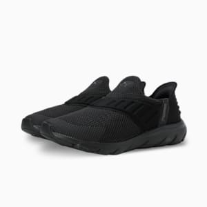 Softride Flex Ease In Slip-On Shoes, PUMA Black-Flat Dark Gray, extralarge-IND